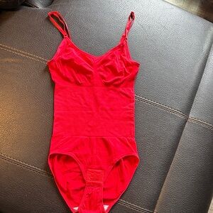 Source Unknown Red Bodysuit